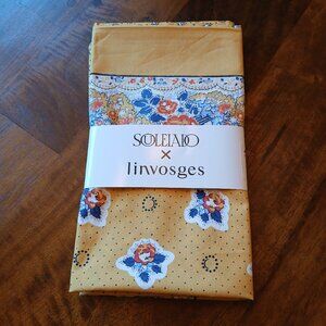 Souleiado 100% Cotton French Provençal Pompadour Yellow Pillowcase - 50x70cm